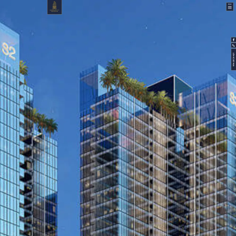 Mẫu website Dự án BDS Sunshine City SaiGon M-175