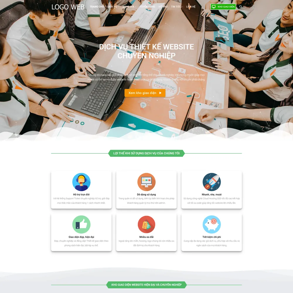 Mẫu website Công ty thiết kế website ZONA Agency
