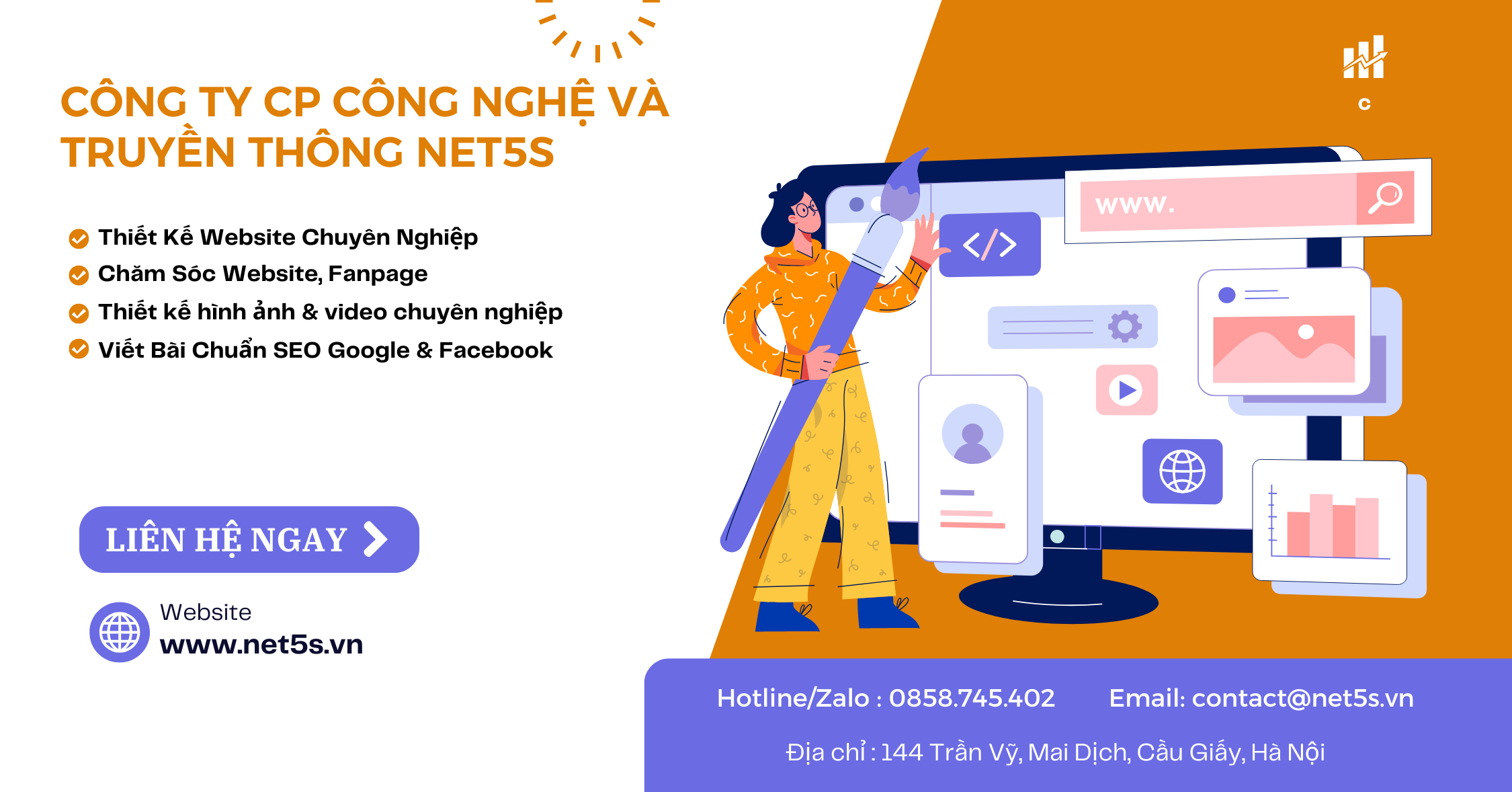 Thiết kế website Net5s
