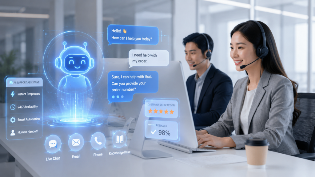 Tích hợp AI vào website để chăm sóc khách hàng