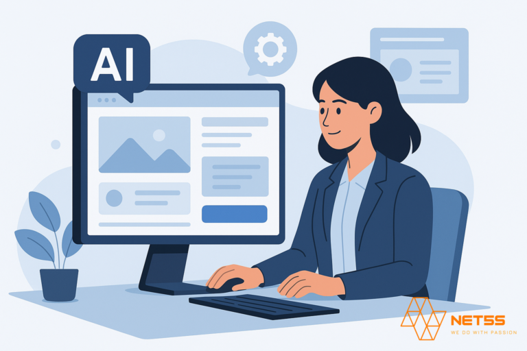AI tạo landing page tự động