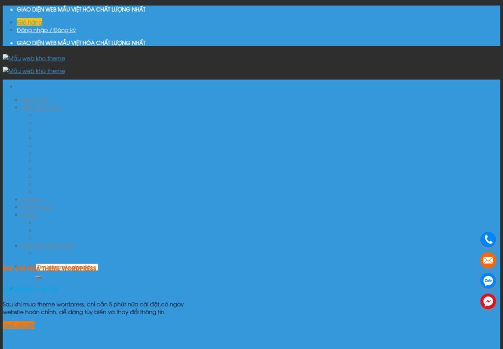Mẫu website công ty thiết kế web