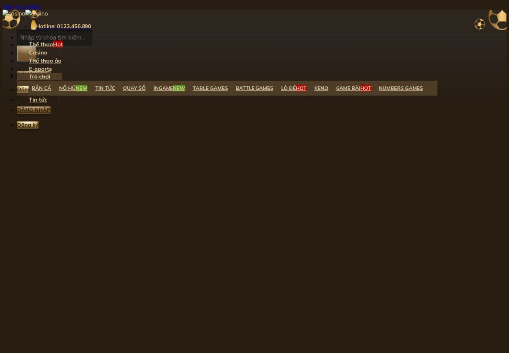Mẫu website CASINO