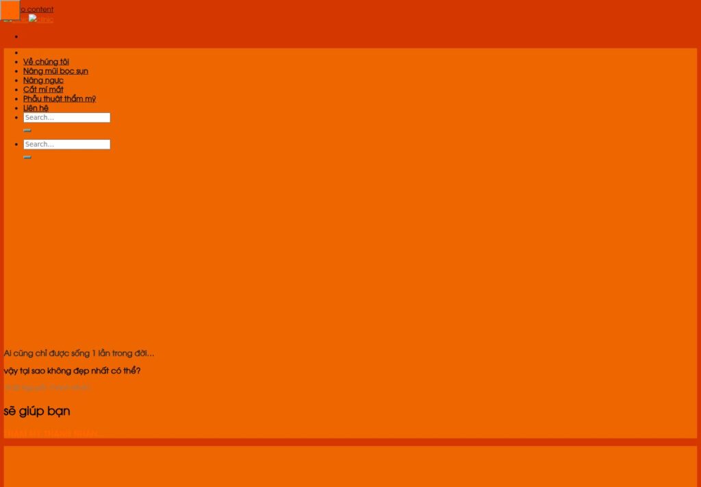 Mẫu website CLINIC