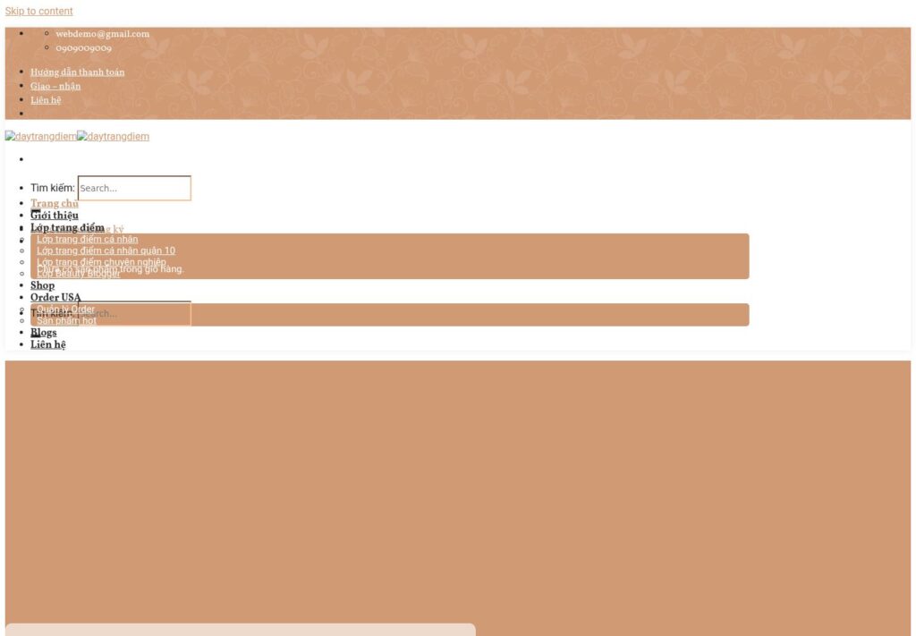 Mẫu website DAYTRANGDIEM