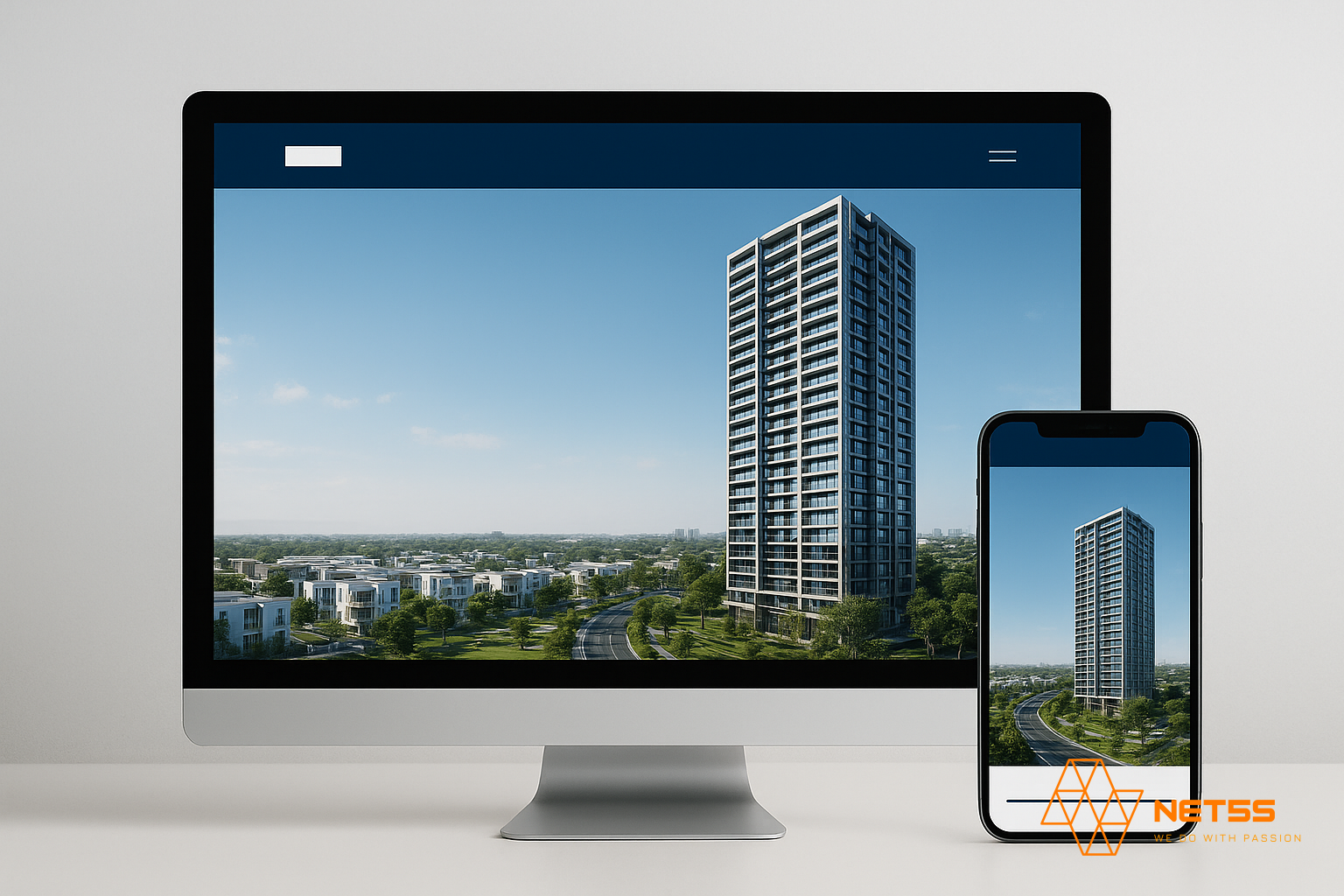 mẫu website bất động sản đẹp