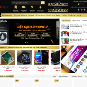 Mẫu website bán hàng điện máy
