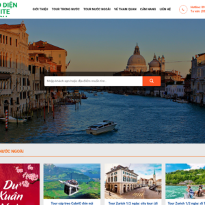 Mẫu website du lịch và lữ hành