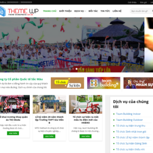 Mẫu website tổ chức sự kiện & team building