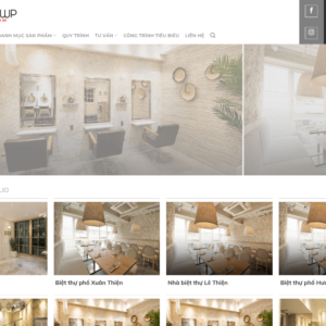 Mẫu website nội thất - Thiết kế & thi công
