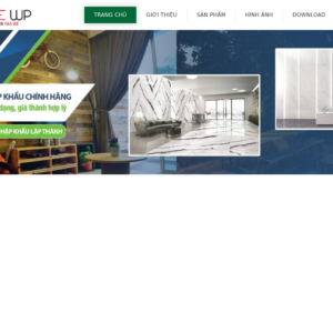 Mẫu website bán gạch nhập khẩu cao cấp