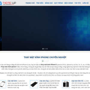 Mẫu website sửa chữa điện thoại chuyên nghiệp