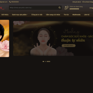 Mẫu website spa & chăm sóc sắc đẹp
