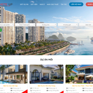 Mẫu website bất động sản Biệt thự An Viên