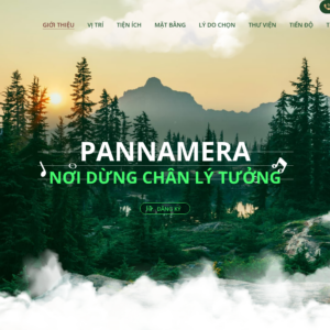 Mẫu website bất động sản Panamera