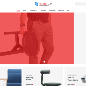 Mẫu website nội thất hiện đại