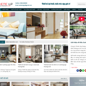 Mẫu website nội thất