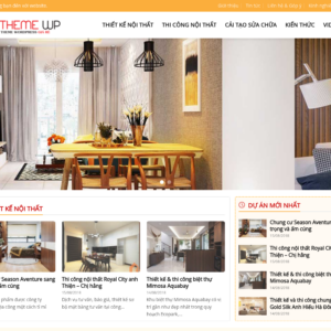 Mẫu website nội thất chuyên nghiệp