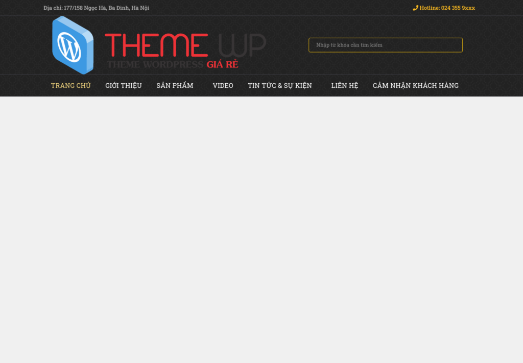 Mẫu website bán hàng phong thủy