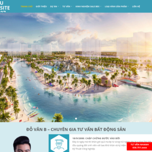 Mẫu website bất động sản - Chuyên gia tư vấn