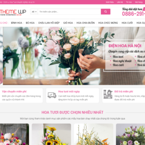 Mẫu website bán hoa tươi