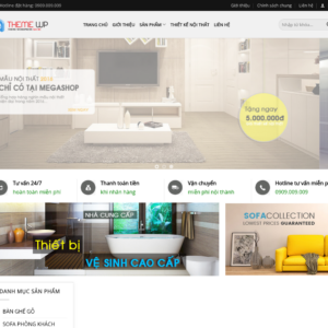 Mẫu website nội thất