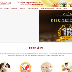 Mẫu website spa thẩm mỹ viện