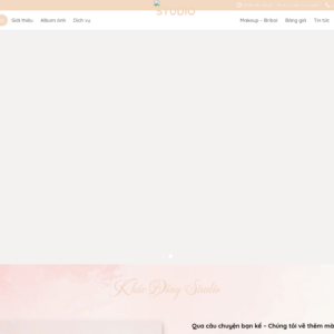 Mẫu website chụp ảnh chuyên nghiệp
