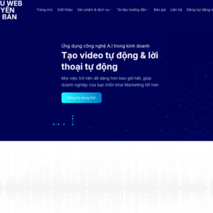 Mẫu website chuyển văn bản thành giọng nói