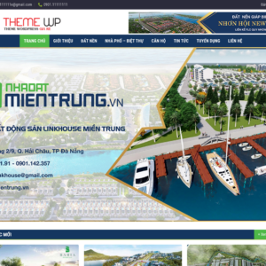Mẫu website bất động sản Miền Trung