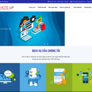 Mẫu website thiết kế web ThemeWP