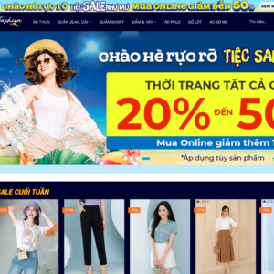 Mẫu website thời trang