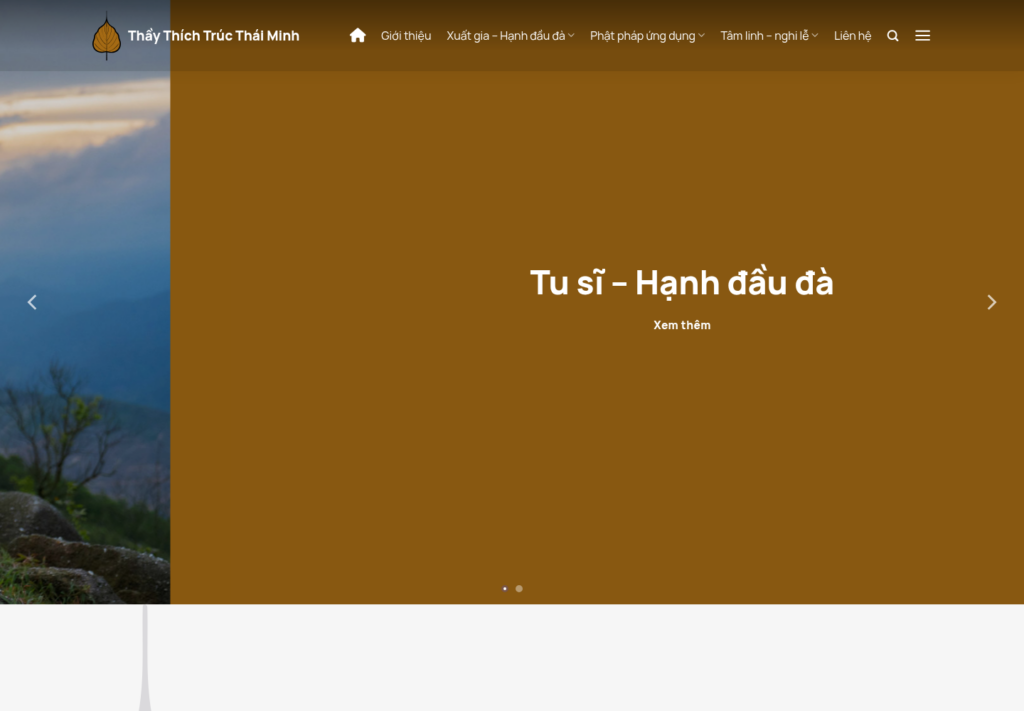 Mẫu website tin tức tôn giáo & tâm linh