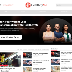 Mẫu website tin tức sức khỏe