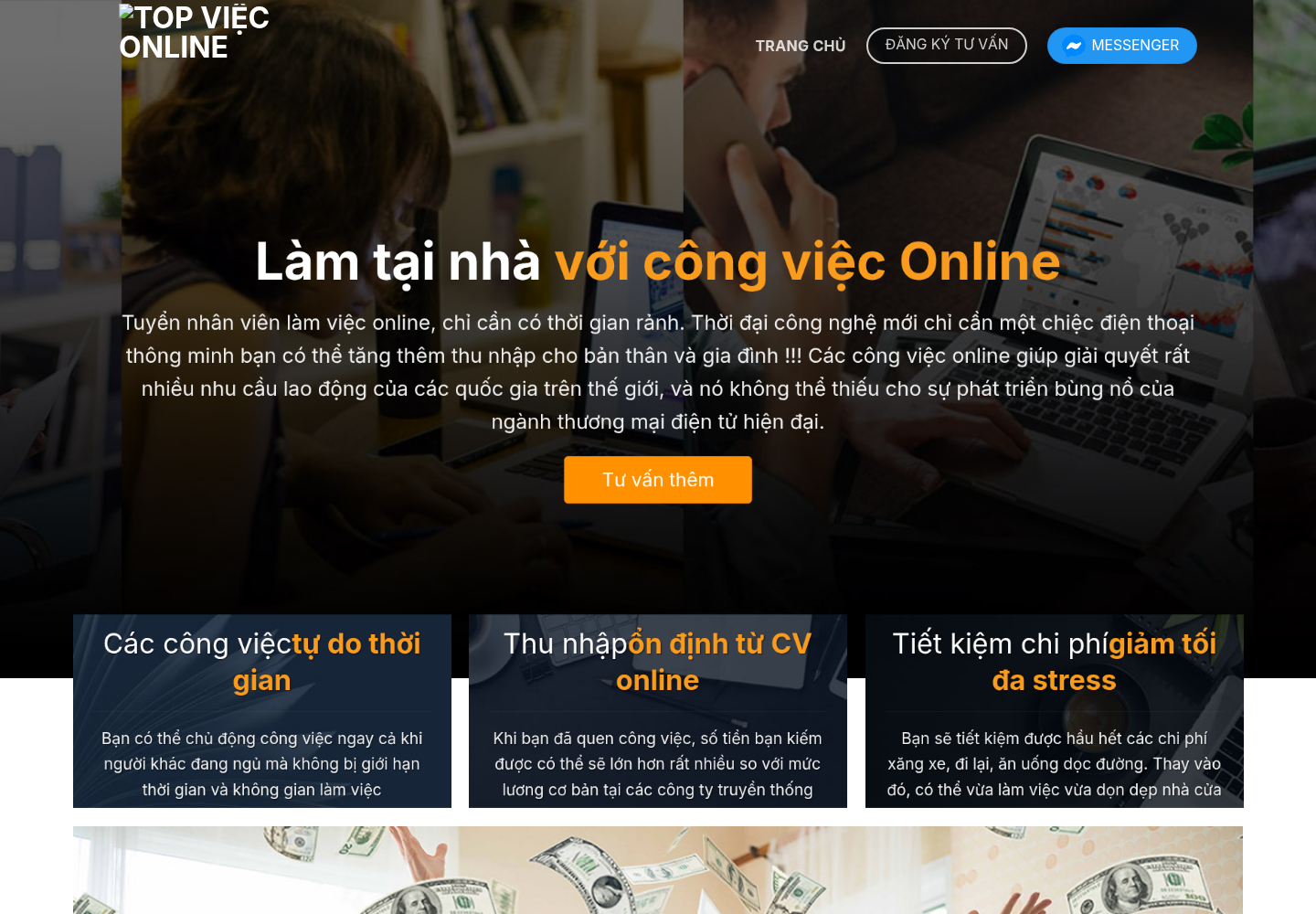 Mẫu website tuyển dụng việc làm trực tuyến