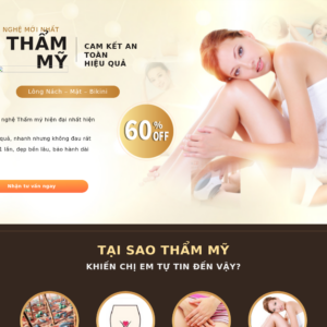 Mẫu website thẩm mỹ viện