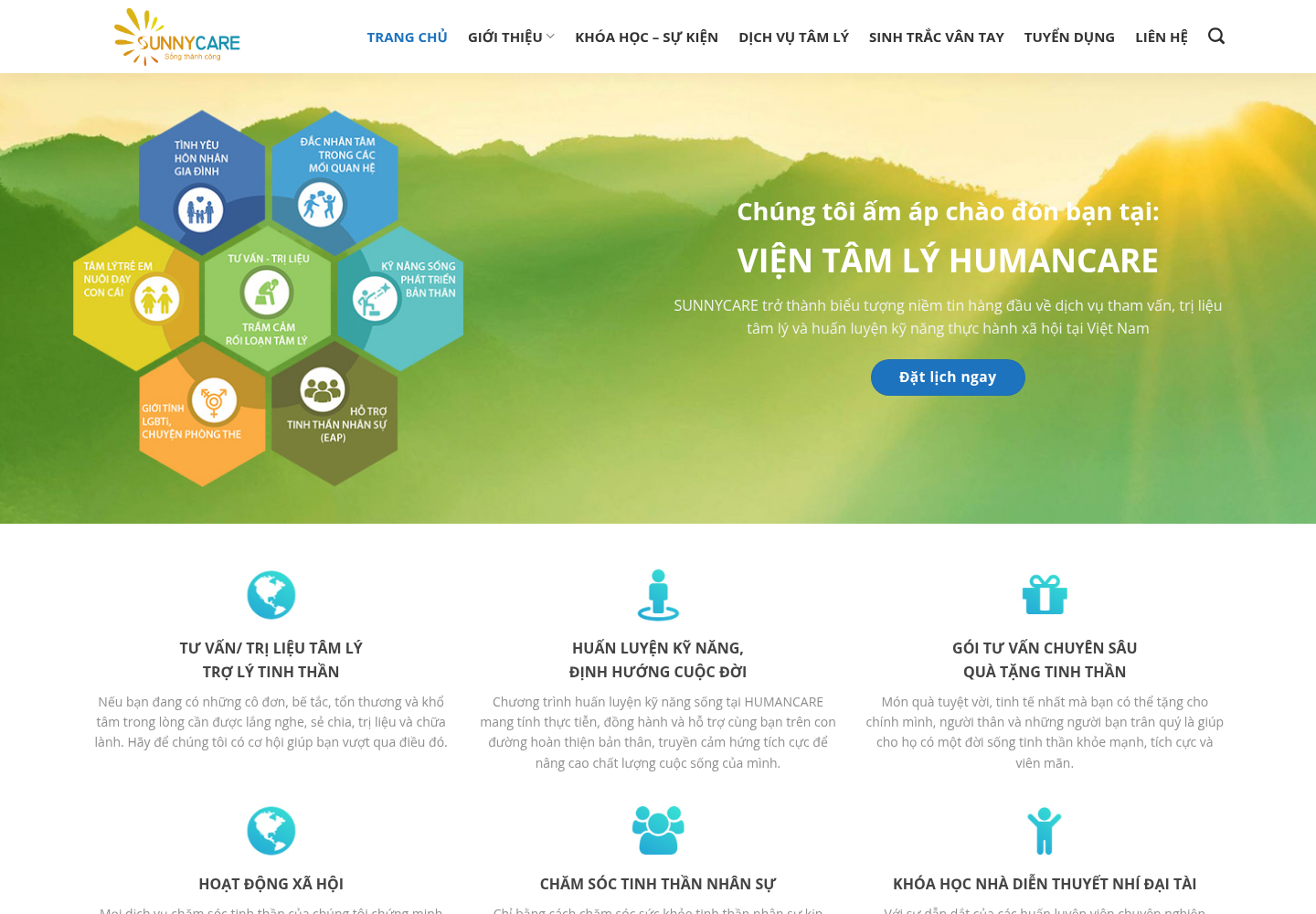 Mẫu website tư vấn tâm lý