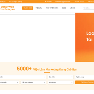 Mẫu website tuyển dụng chuyên nghiệp
