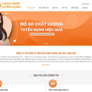 Mẫu website tuyển dụng & nhân sự
