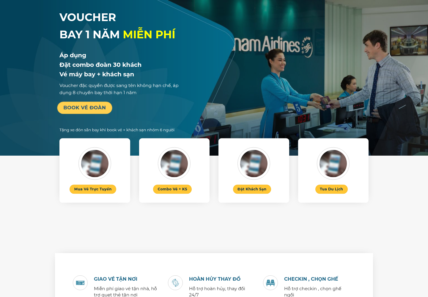 Mẫu website du lịch - bán vé máy bay
