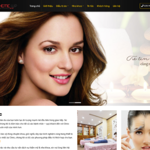 Mẫu website phòng khám thẩm mỹ & nha khoa