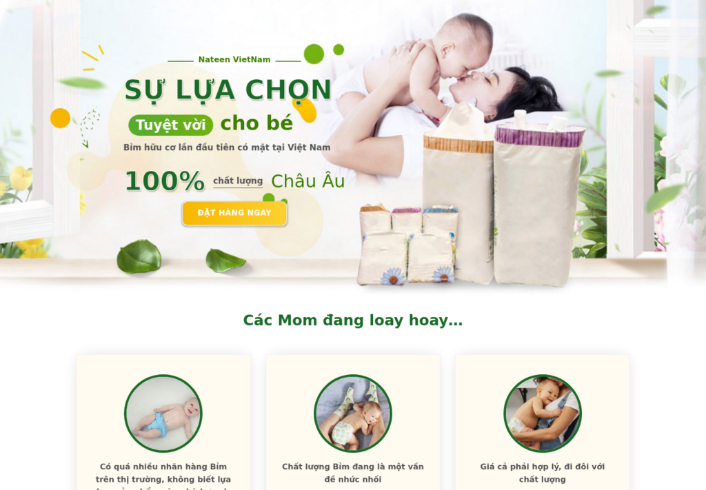 Mẫu website BIMMEBE