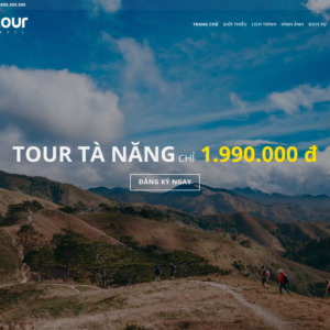 Mẫu website du lịch Bitour
