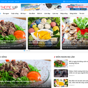 Mẫu website blog du lịch