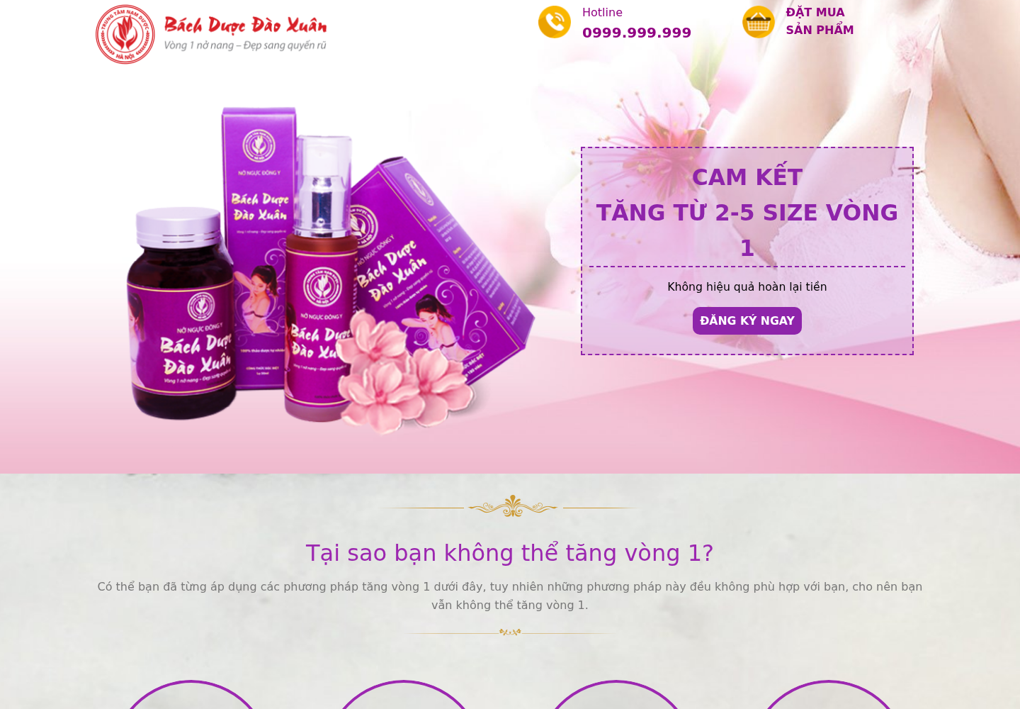Mẫu website bán thực phẩm chức năng và mỹ phẩm thảo dược