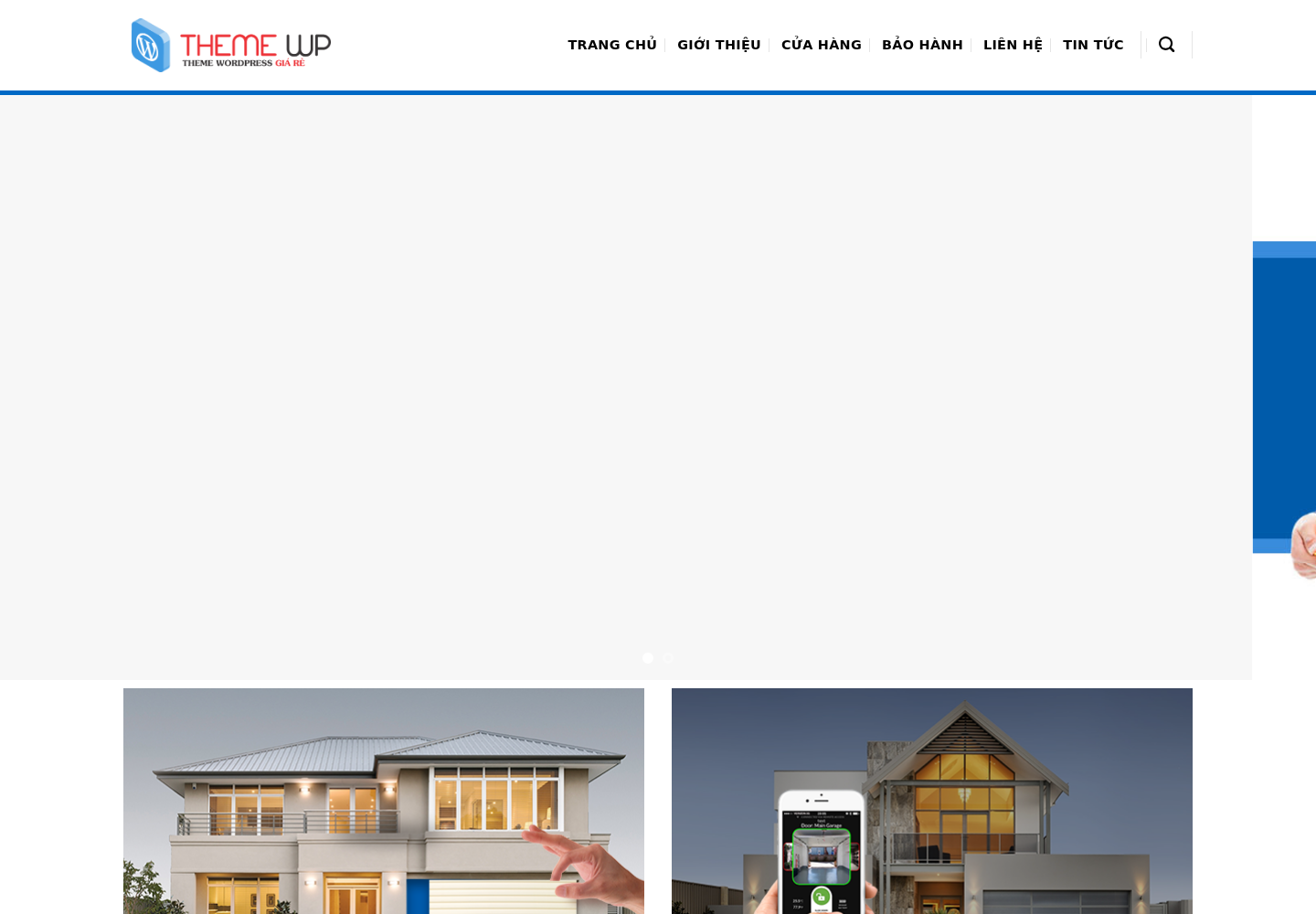 Mẫu website cửa nhôm cao cấp