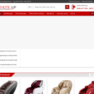 Mẫu website bán hàng điện máy
