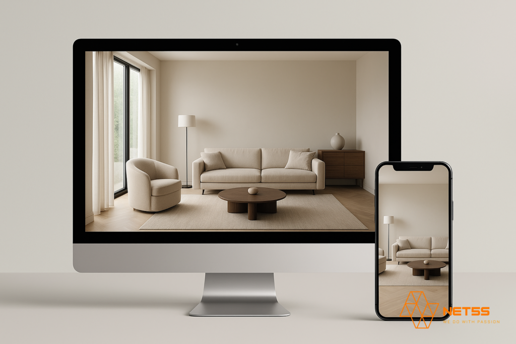 thiết kế website nội thất
